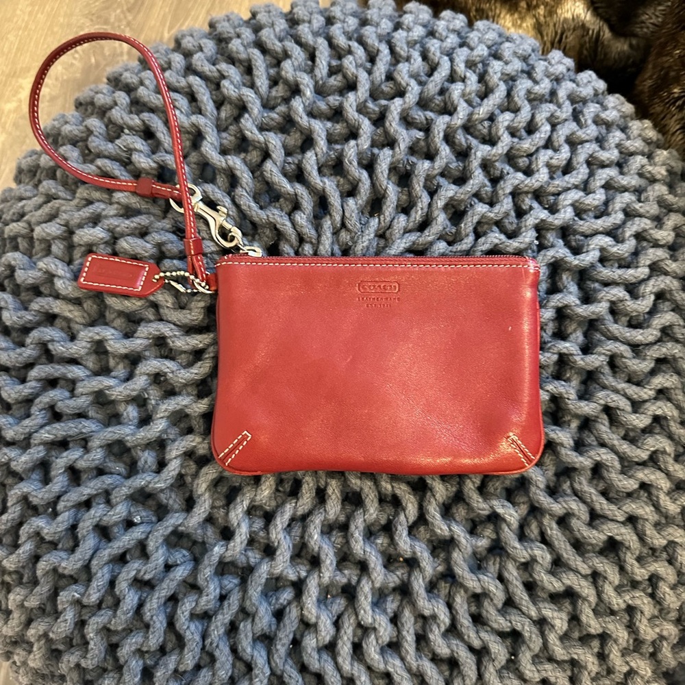 Coach wallet wristlet change purse